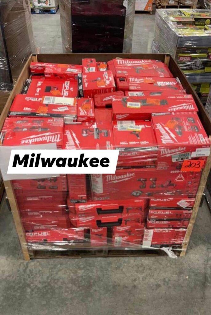 Milwaukee Tools Return Pallets Liquidation Pallets Wholesale